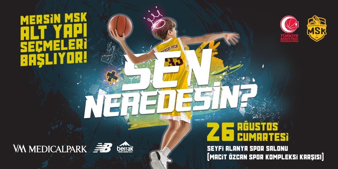 Mersin MSK Alt Yapı Seçmeleri